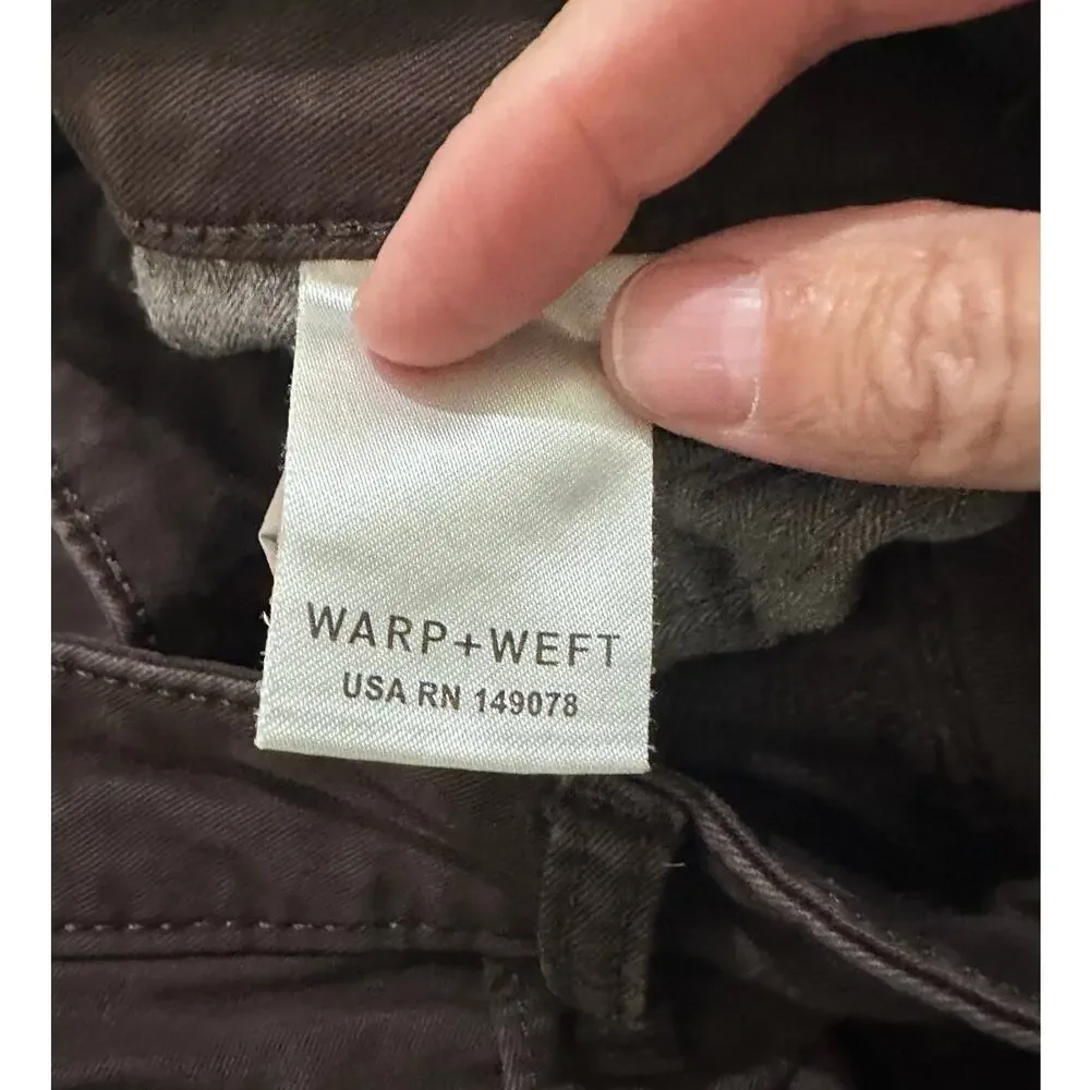 Warp + Weft Amsterdam Slim Fit Pants - Dark Brown EUC - Men's 34x31